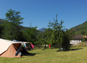 Kleine camping in Frankrijk - Aire du Temps in Siradan